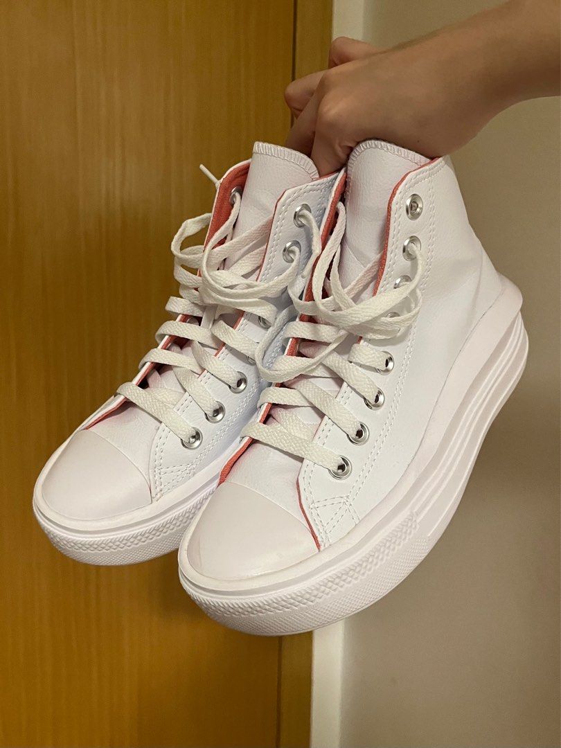 White leather chuck taylor converse sale