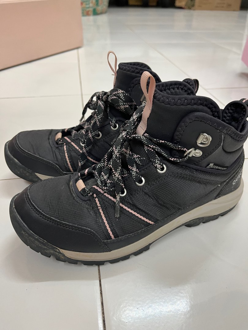 Decathlon waterproof off road hiking shoes Women s Fashion