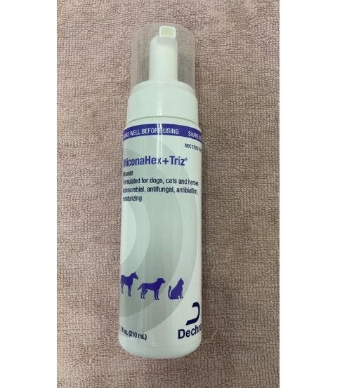 Dechra Micona HEX Triz mousse shampoo Spray Conditioner for cats
