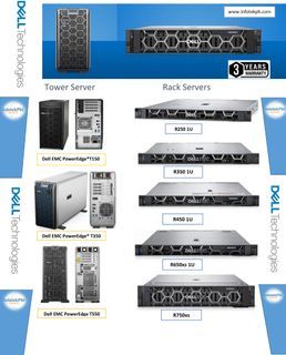 Dell EMC Server T150 T350 T550 Tower/ Rack R250 R350 R450 R650 R750