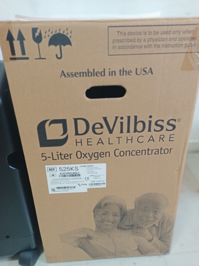 Devilbiss 5 litre Oxygen Concentrator, good working condition,with user