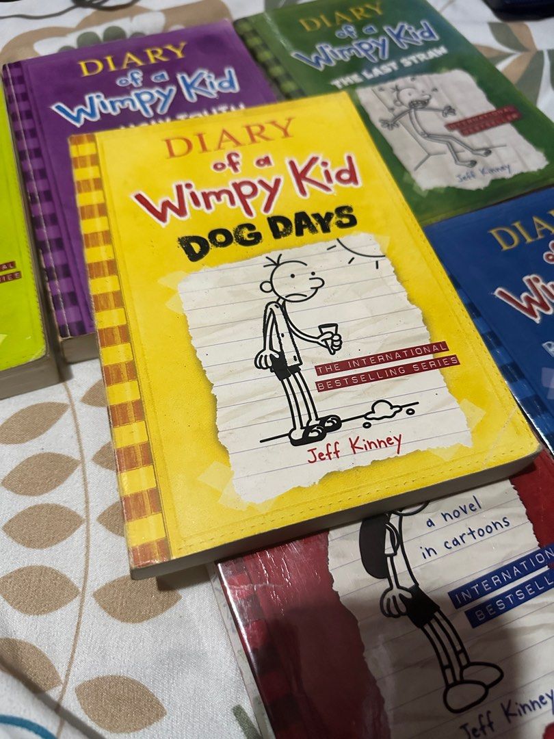 Diary of a Wimpy Kid Book Collection Preloved, Hobbies & Toys, Books ...