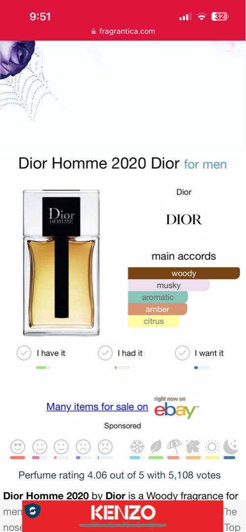 dior homme toilette fragrantica