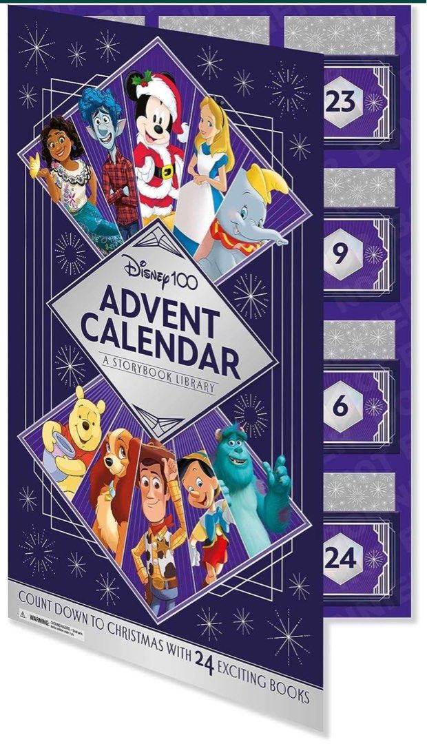 Disney 100 Advent Calendar a Storybook Coutndown to Christmas with 24