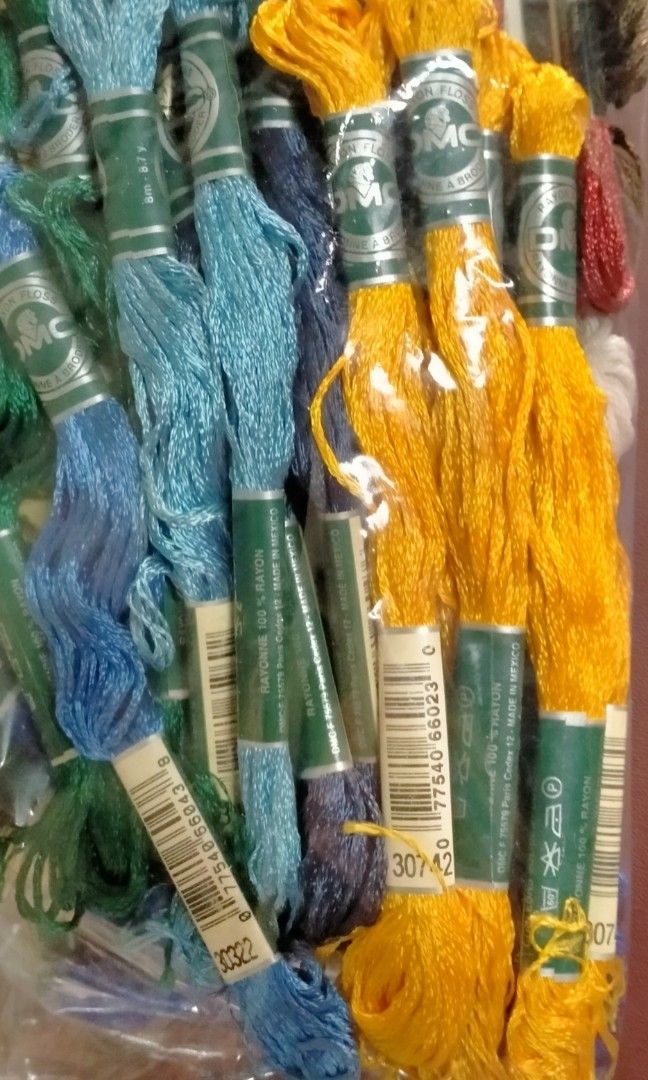 DMC Art. 1008F Cross Stitch Satin floss thread (Category: Craft Supplies & Tools) located in Manila. Submitted by olxph_540542159 (Listing ID 1265743358, Image 2). Description: Dmc Satin Floss thread art.1008F for Cross Stitch. Limited color and quantity on sale. 30991-2 30322-1 30742-5 30336-2 30813-2 30799-13 30835-11 30798-12 30820-11.
