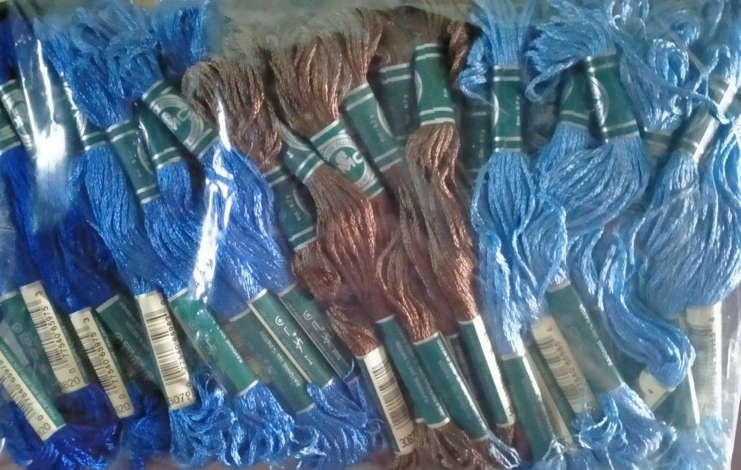 DMC Art. 1008F Cross Stitch Satin floss thread (Category: Craft Supplies & Tools) located in Manila. Submitted by olxph_540542159 (Listing ID 1265743358, Image 1). Description: Dmc Satin Floss thread art.1008F for Cross Stitch. Limited color and quantity on sale. 30991-2 30322-1 30742-5 30336-2 30813-2 30799-13 30835-11 30798-12 30820-11.