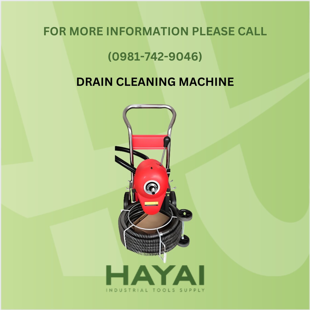 DRAIN CLEANING MACHINE, Commercial & Industrial, Construction Tools