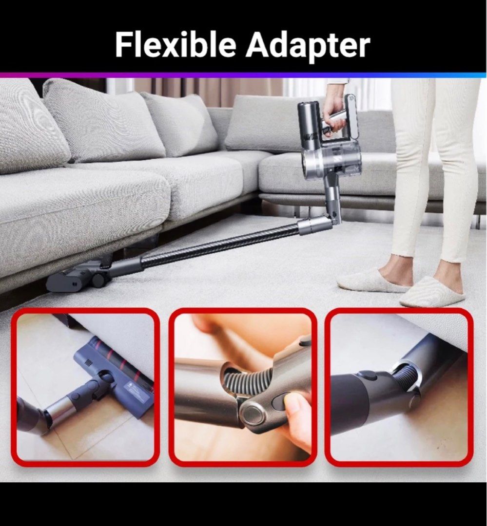 Dreame V12 Pro Bendable Cordless Stick Vacuum Cleaner with wall stand ...