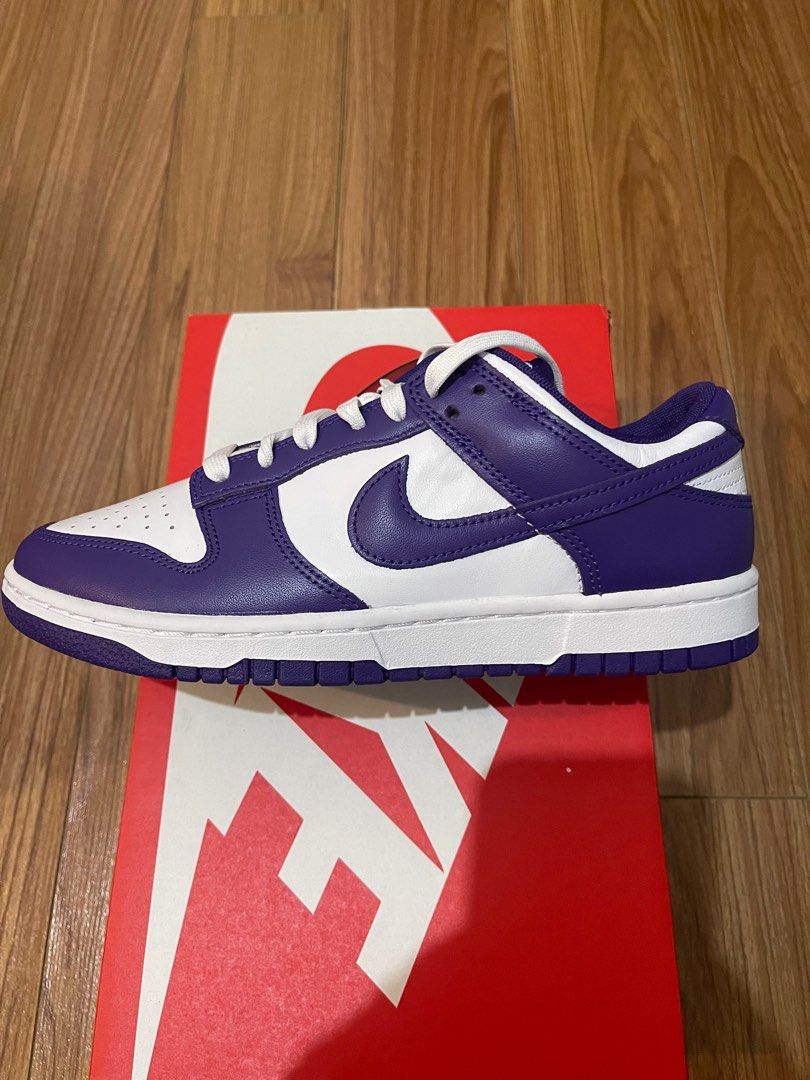 Dunk low court purple (7) (Category: Sneakers) located in Quezon City. Submitted by d.drifter (Listing ID 1265895113, Image 1). Description: brandnew meetup / pickup from qc or ayala (by schedule) buyer shoulders shipping.