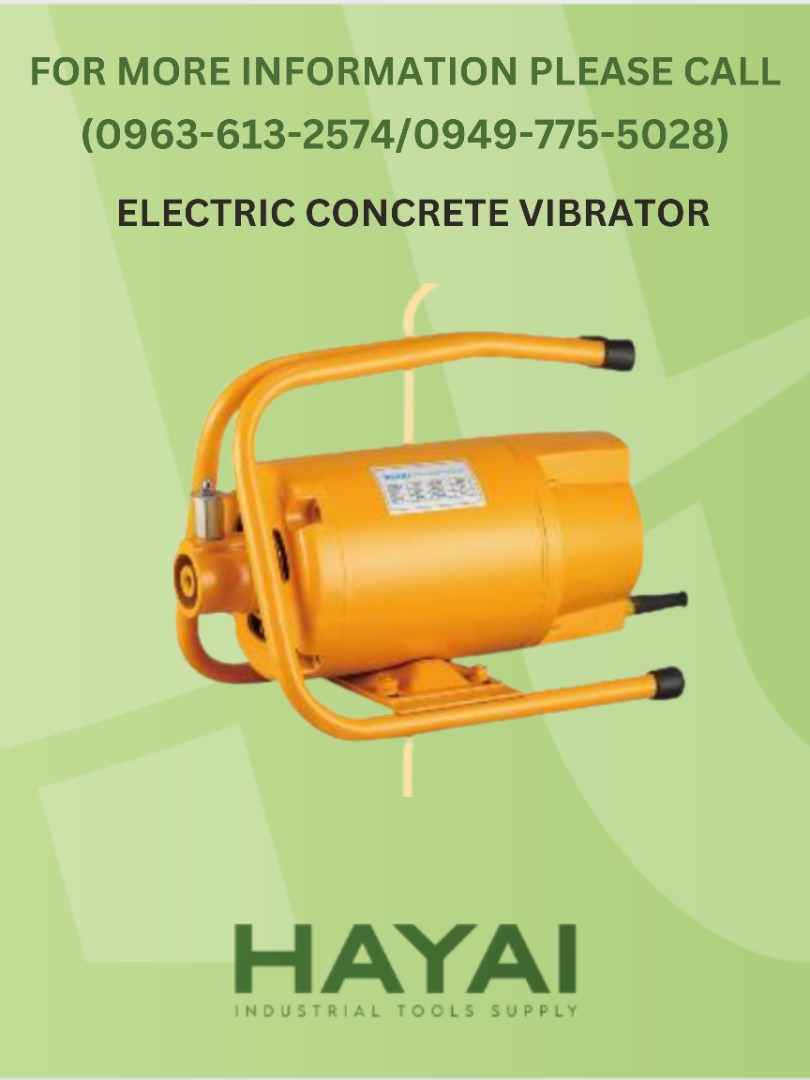 ELECTRIC CONCRETE VIBRATOR, Commercial & Industrial, Construction Tools