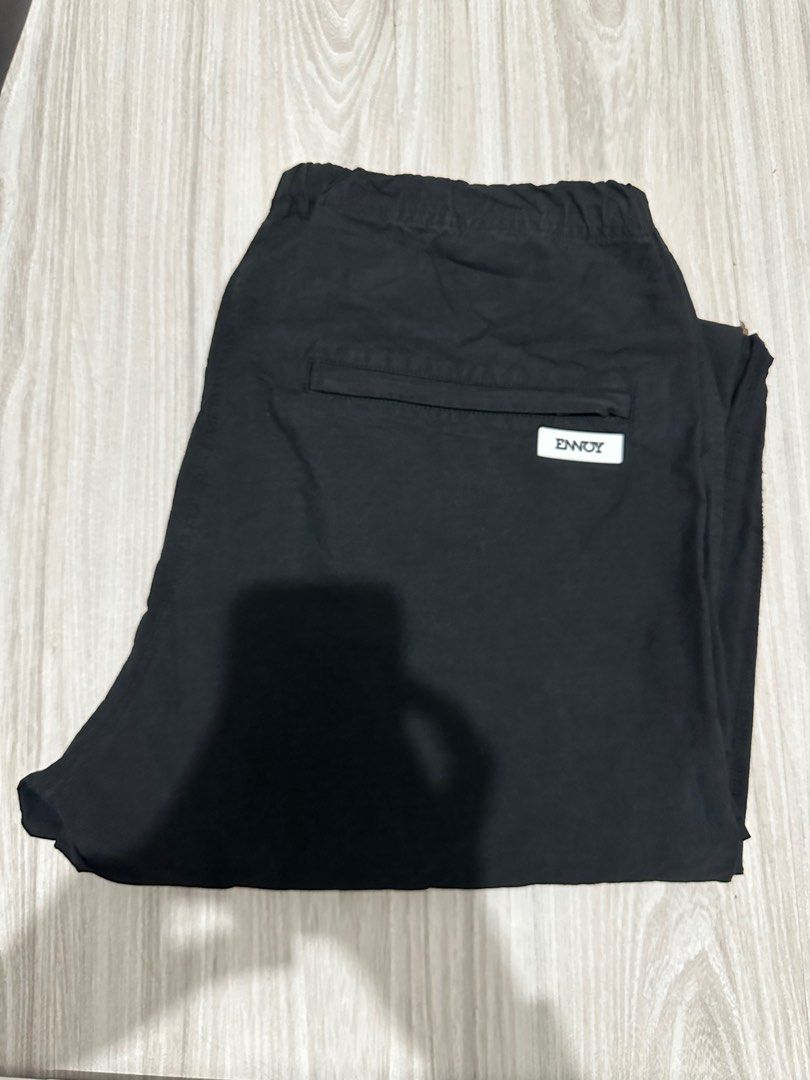 Ennoy ripstop easy pants L, 男裝, 褲＆半截裙, 長褲- Carousell