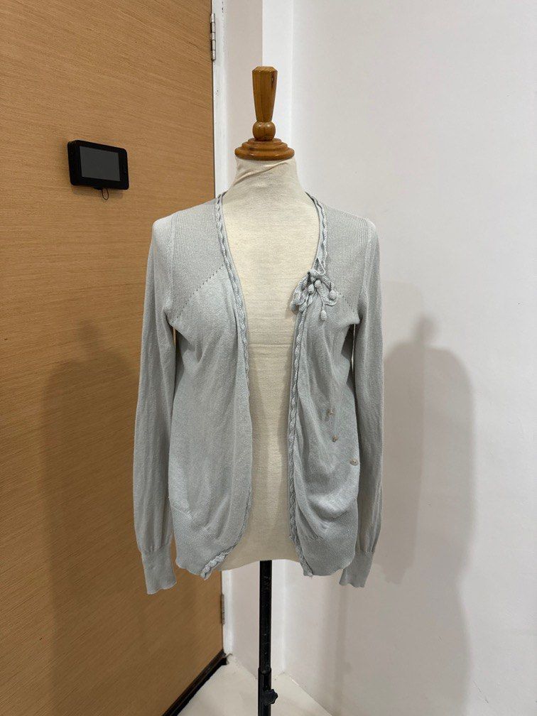 Girls gray cardigan outlet