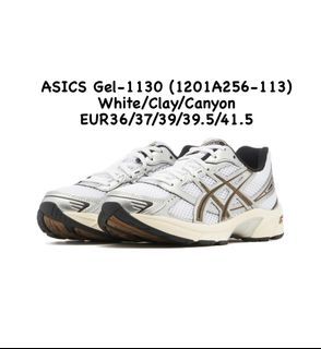 現貨正貨 (EUR36/37/39/39.5/41.5) ASICS Gel-1130  White/Clay/Canyon Product code : 1201A256-113 Carousell官方認證鑽石年費商店💎