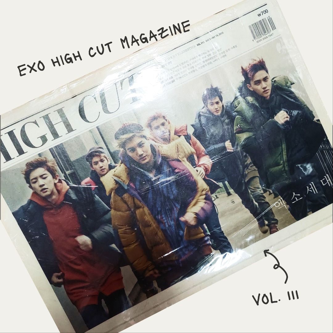 EXO High Cut Magazine Vol. 111 (Category: Magazines) located in Pasig City. Submitted by lo.flo (Listing ID 1228710768, Image 1). Description: EXO High Cut Magazine Vol. 111 🏷️PRICE ❗ Free if you purchase anything else from my listings❗ Shipping or delivery is NOT FREE and will be SHOULDERED BY BUYER 📖 CONDITION ● Condition: LIGHTLY USED Unsealed but still inside original packaging All pages are intact helping tags: exo exo-k exo-cbx baekhyun d