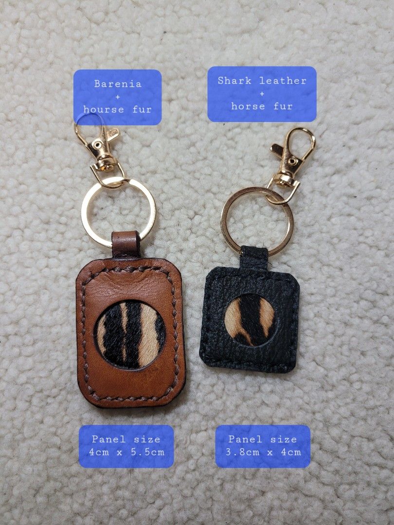 DIY Leather Shape Keychains » Lovely Indeed