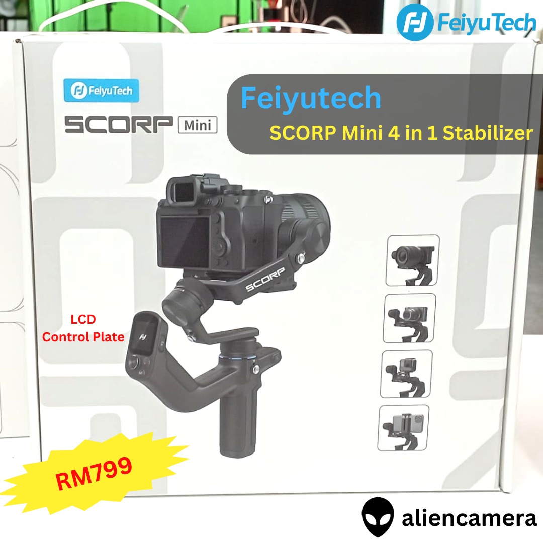 Feiyu Scorpion SCORP Mini 3-Axis Smart Handheld Gimbal, Photography ...