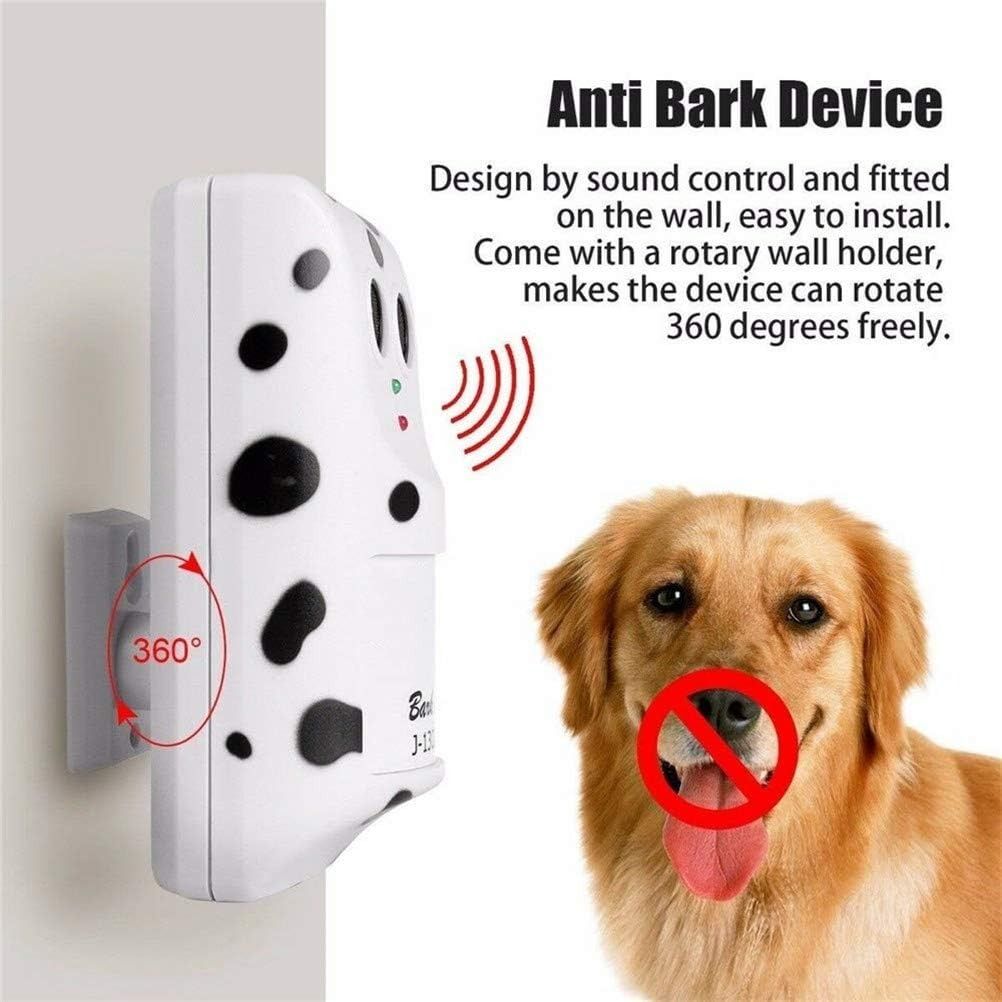FFOMG Ultrasonic Dog Anti barking Device Silencer Hanger for Dogs Portable Security Bark Control Deterrent Training Tool Stop Barking Safe Outdoor Indoor UK Power plug Pet Supplies Homes Other Pet Acc...