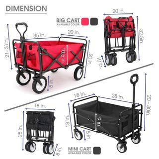 Foldable Wagon Cart