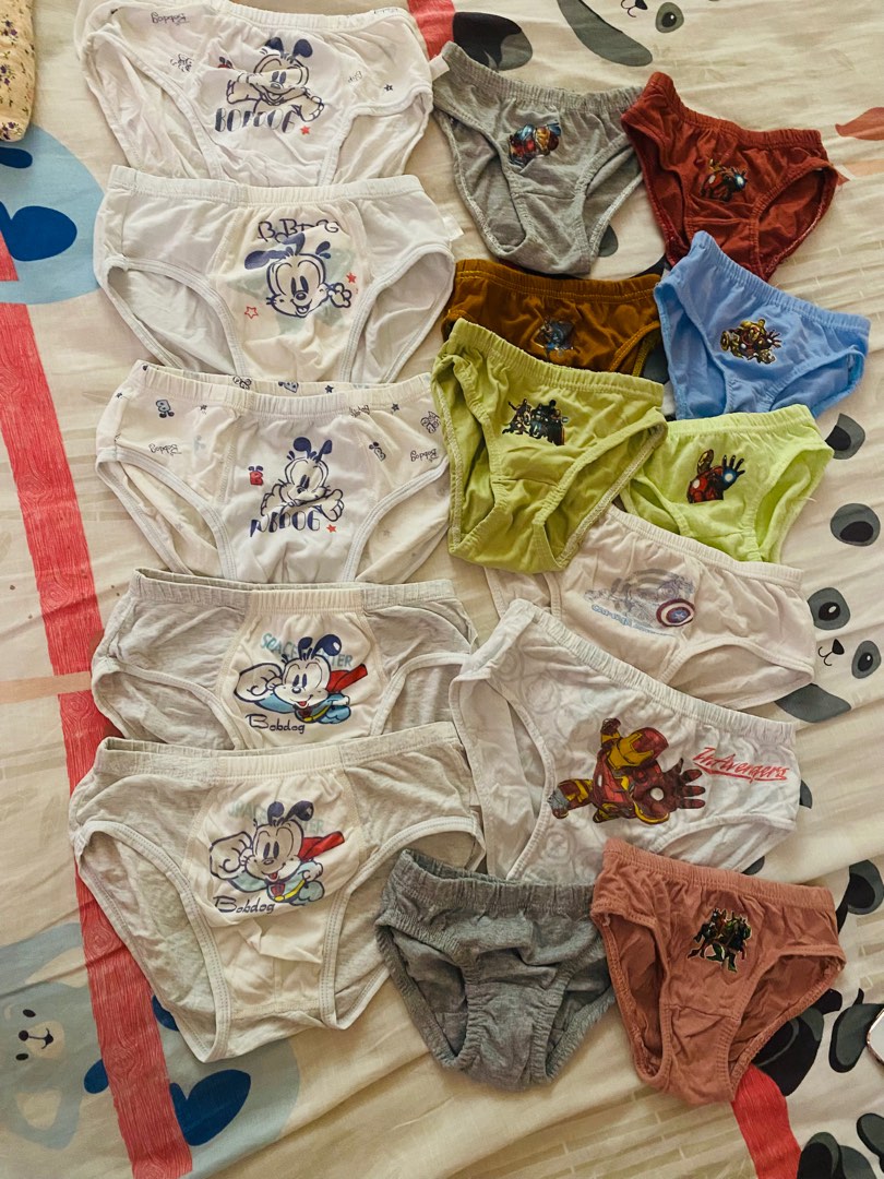FREE Preloved 15 pieces kid boy panties, Babies & Kids, Babies & Kids ...