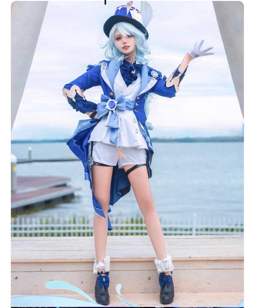 (URGENT) Furina cosplay genshin impact full set, Hobbies & Toys ...
