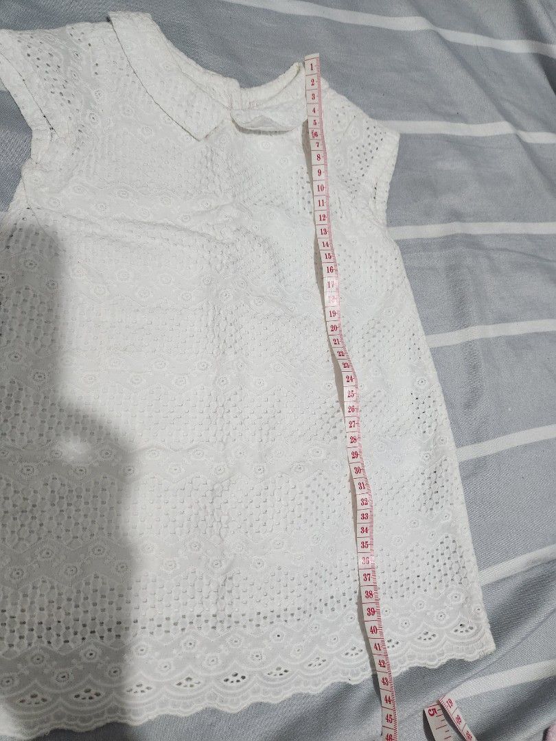 Great Kids White Dress (Category: Babies & Kids Fashion) located in Muntinlupa City. Submitted by heylynmay (Listing ID 1265858219, Image 2). Description: White Dress for 9-12Mos Perfect for formal occasions. Measurements are in the photo. Can do scheduled meet up within Festival Mall. Shipping thru courier may also be arranged..