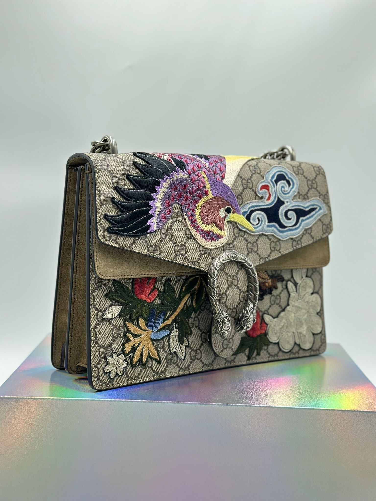 Fast Deal GUCCI Dionysus Embroidered Phoenix Bag