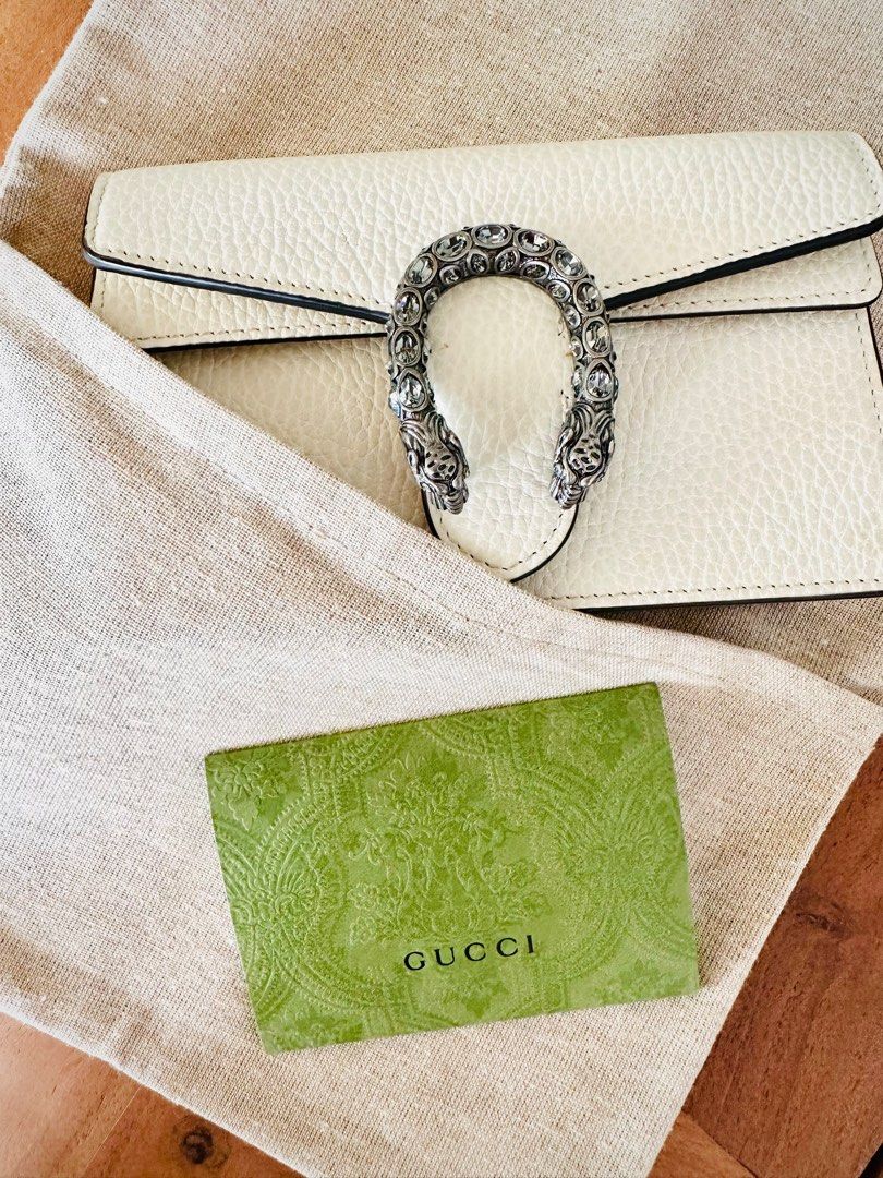 White cheap gucci dionysus