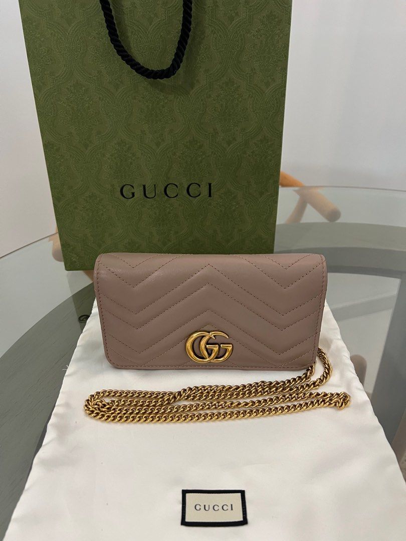 Gg marmont mini chain sale bag