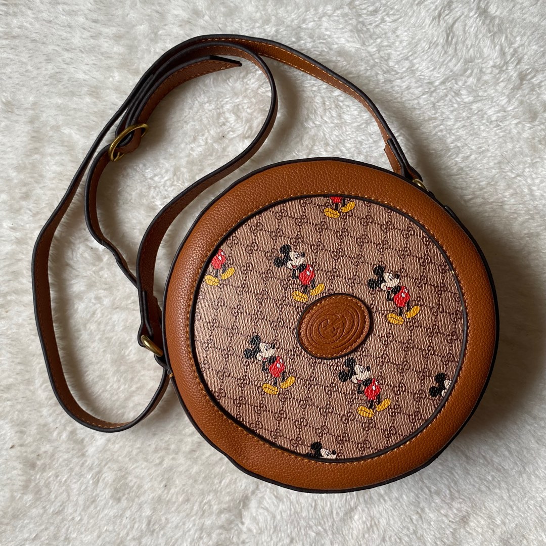 Gucci sling bags Gucci Mickey Mouse Women s Fashion Bags Wallets Cross body Bags on Carousell