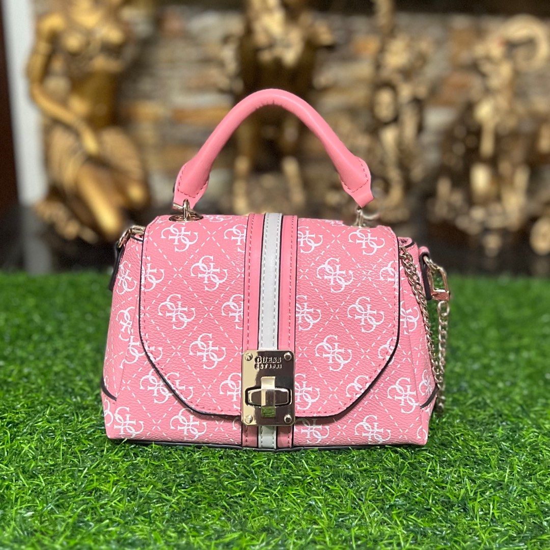 Guess Kasinta Mini Top Handle Bag Women s Fashion Bags Wallets