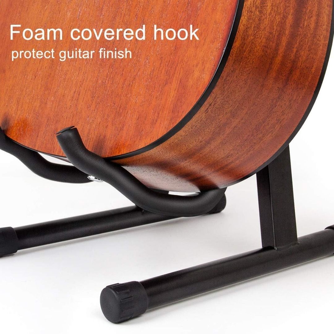 FOLDING GUITAR STAND FOLDABLE A-FRAME MUSIC FLOOR ELECTRIC ACOUSTIC BASS  NEW