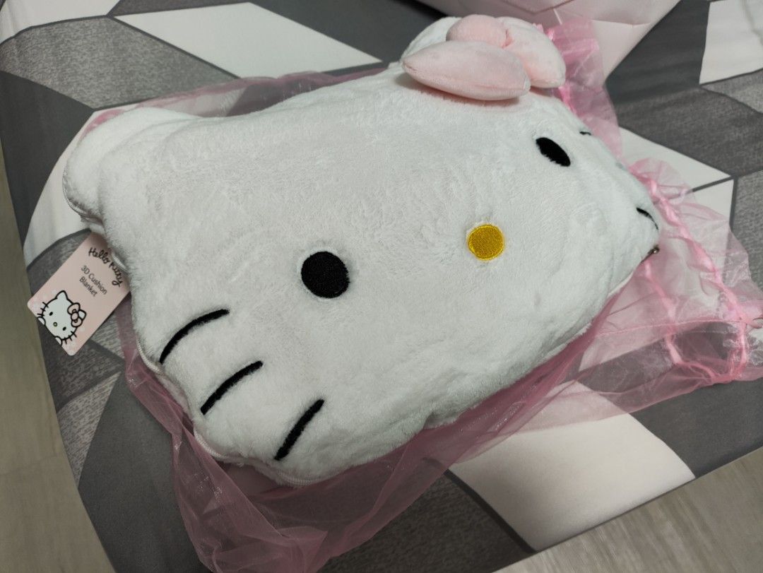 Hello Kitty blanket Furniture Home Living Bedding Towels on Carousell