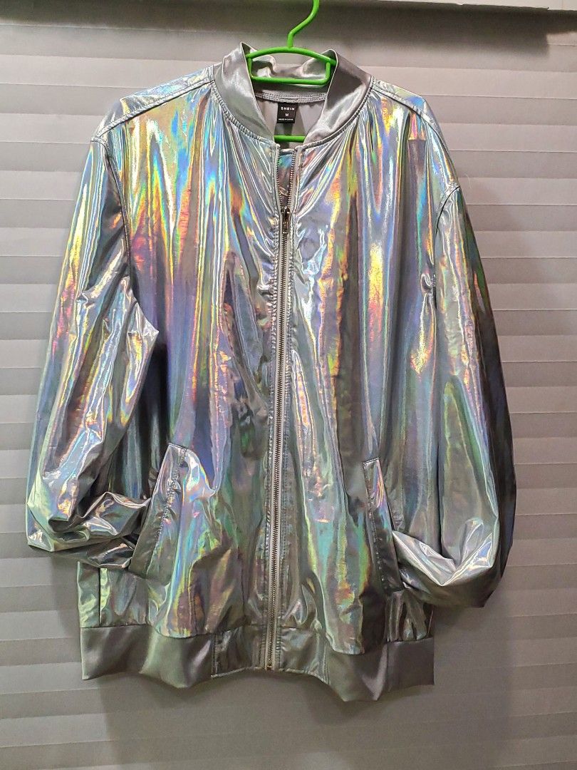 Holographic transparent jacket sale