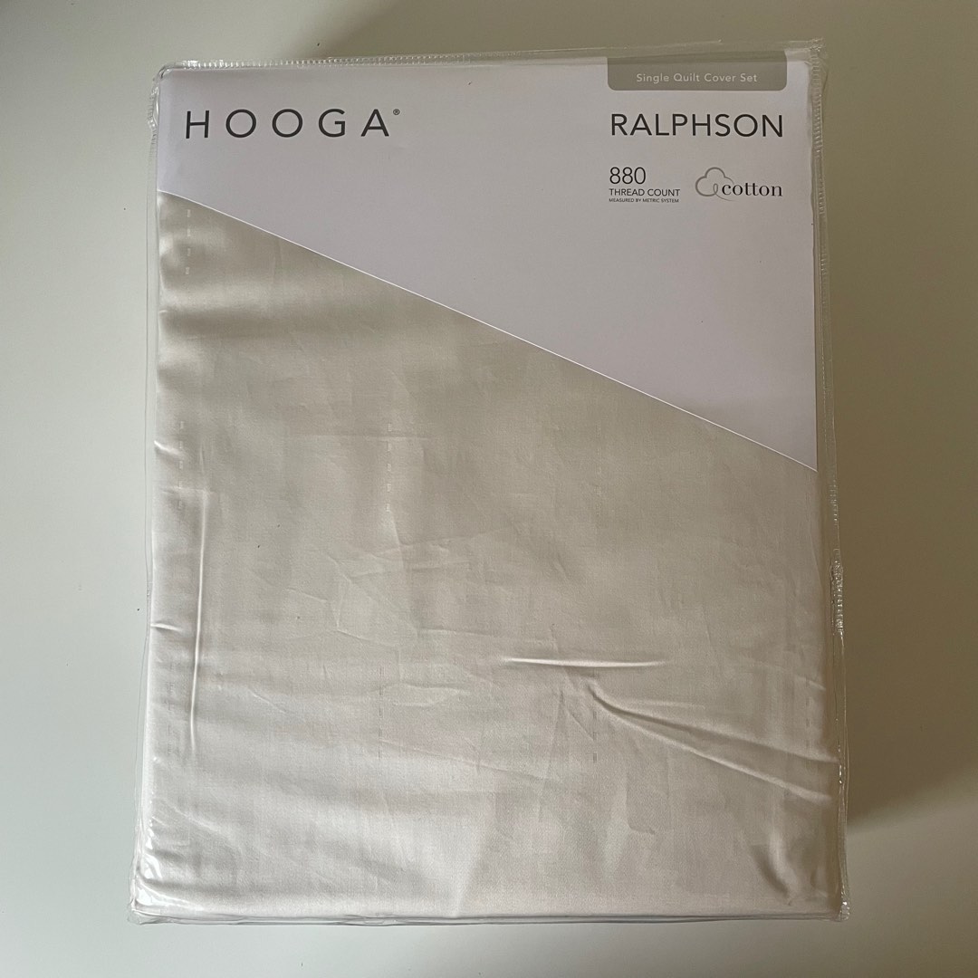 Hooga Ralphson Single Quilt Cover Set, Furniture & Home Living, Bedding