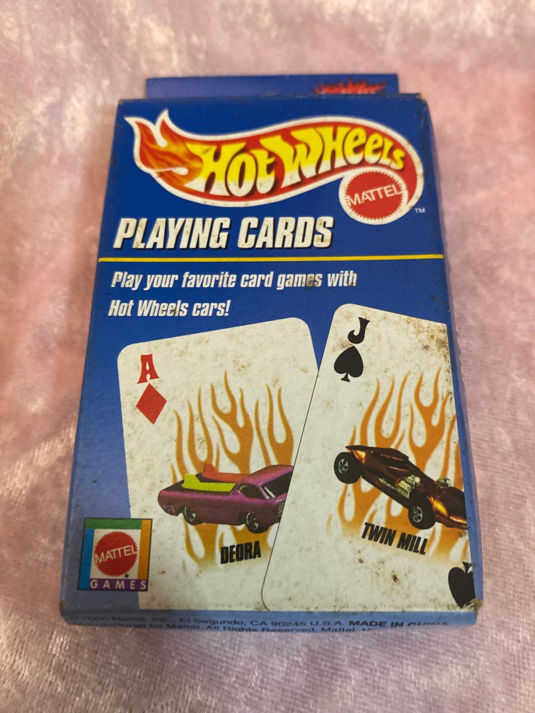 Hot wheels hot sale playing cards