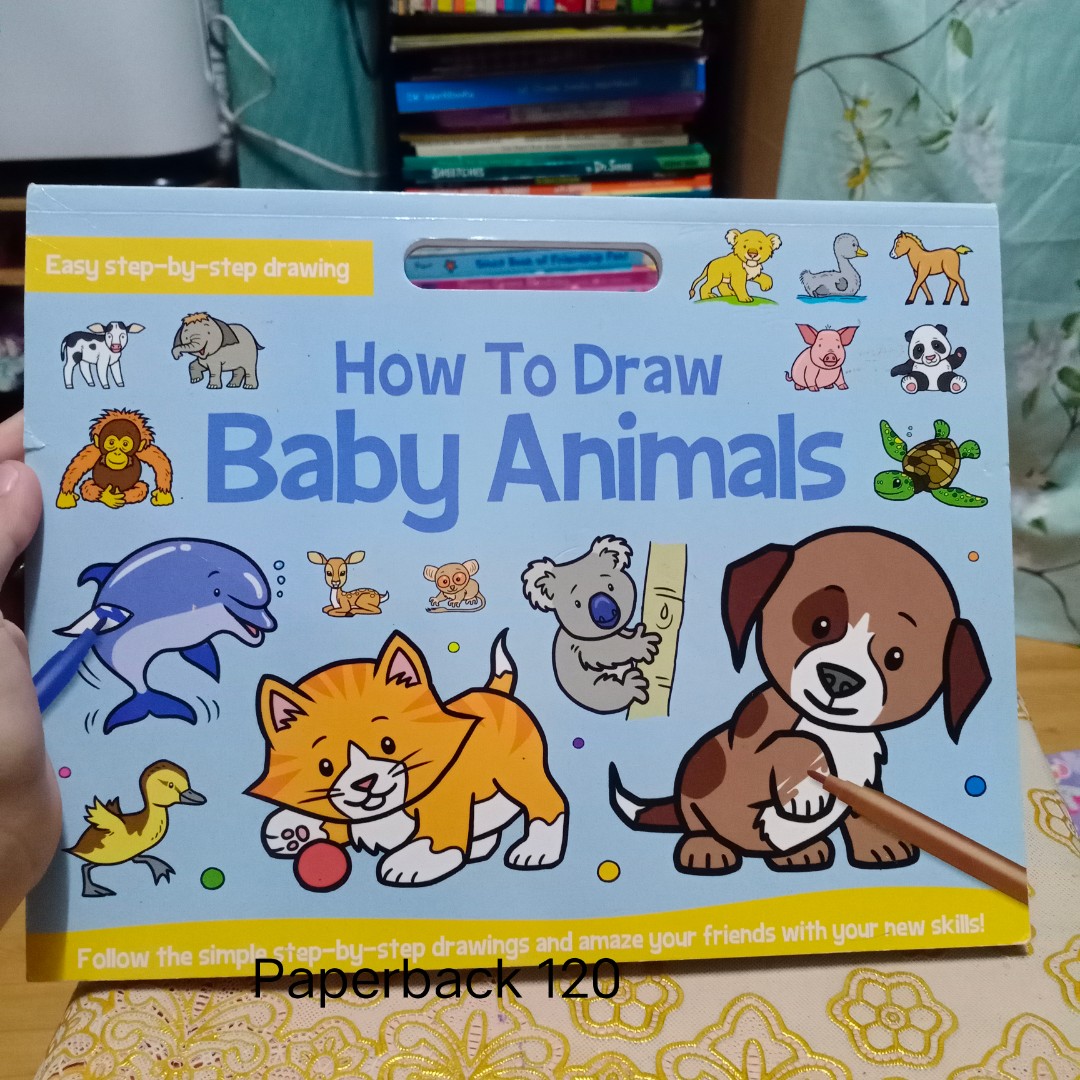 How to Draw Baby Animals, Hobbies & Toys, Books & Magazines, Children's