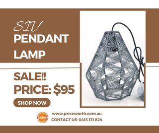HUGE SALE!! SIV PENDANT LAMP - ORDER NOW!!