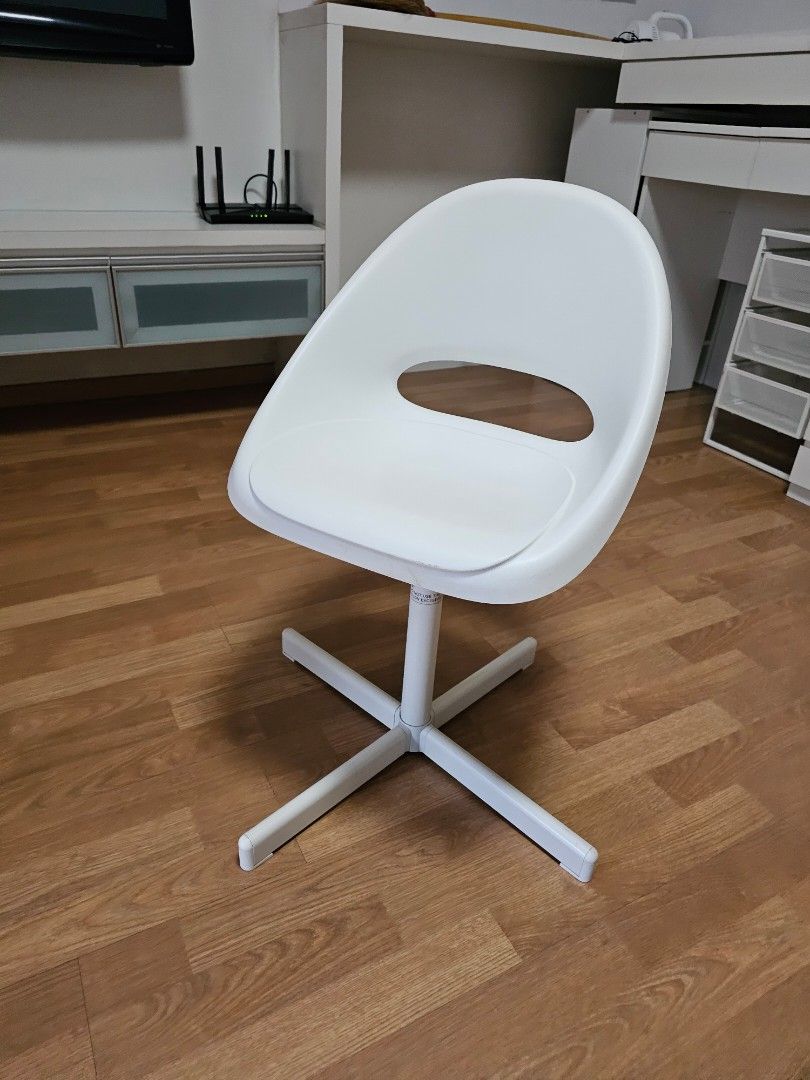 ikea brimnes dressing table, ikea white steel drawer, loberget chair