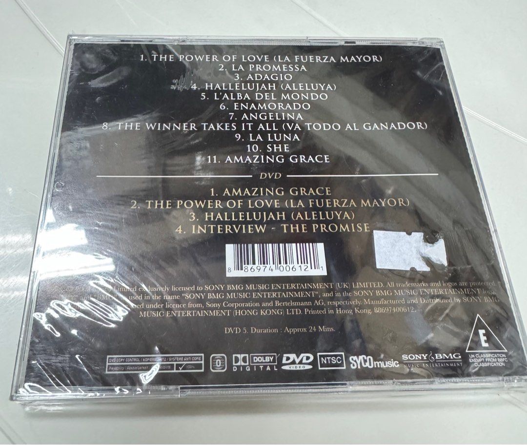 Il Divo - The Promise (CD+DVD) THE LUXURY EDITION - PRINTED IN HK