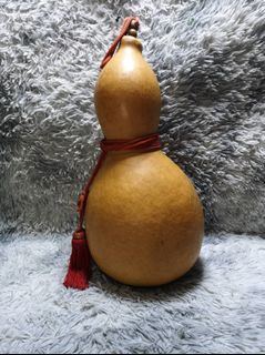 Japanese Hyotan Natural Gourd Sake Bottle Lucky Charm Calabash