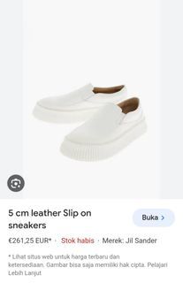 JIL SANDER
Slip On Leather
Made in SPAIN