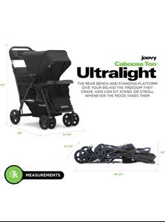 Joovy caboose clearance ultralight dimensions