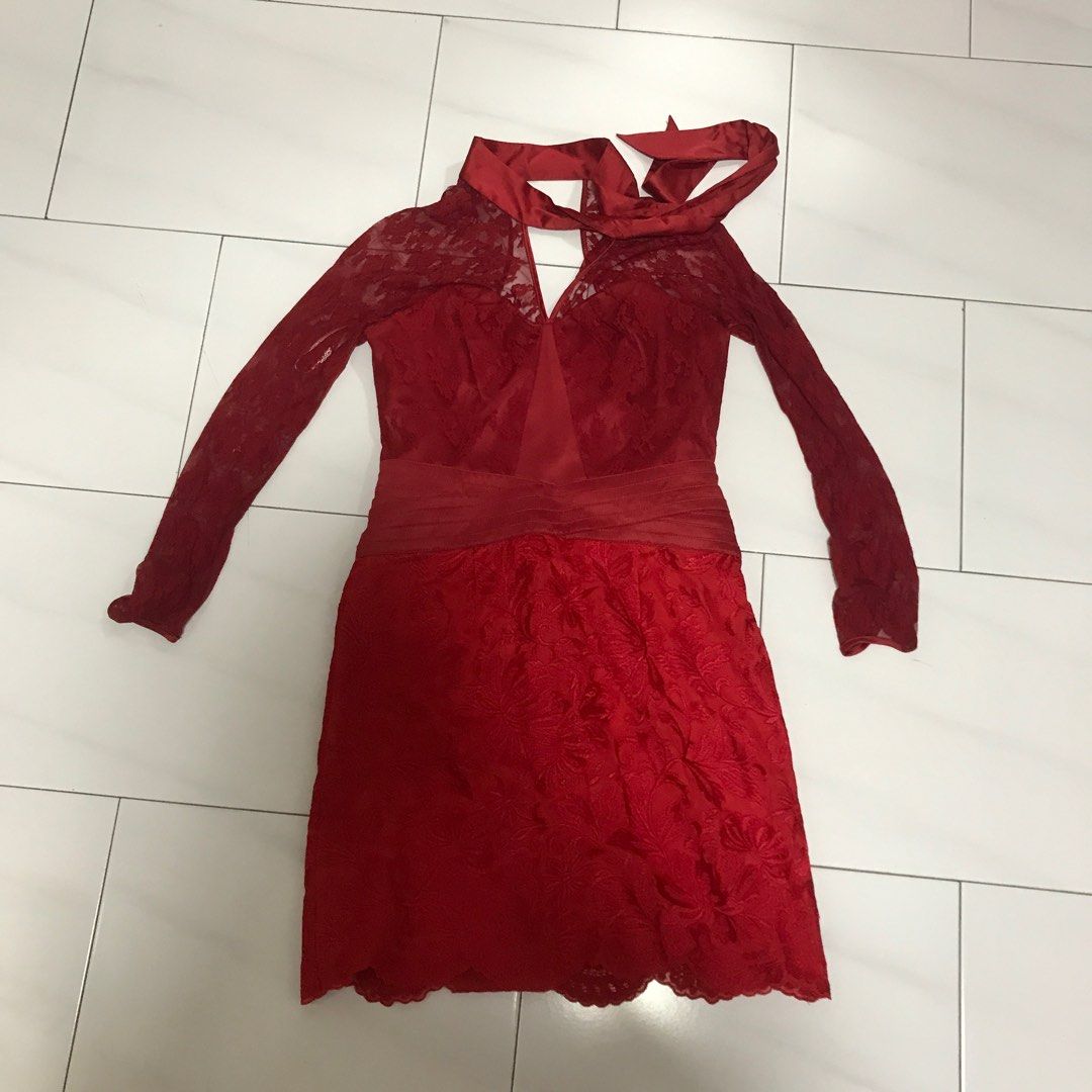 Karen millen red silk blend lace midi dress cny christmas, Women's Fashion, Dresses & Sets, Dresses on Carousell Karen millen red silk blend lace midi dress cny christmas, Women's Fashion, Dresses & Sets, Dresses on Carousell
