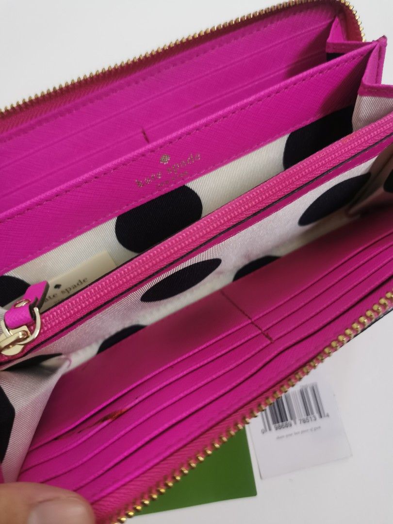 Kate Spade Long Zip Wallet PWRU3898 Lacey Cedar Street Vivsnapdrg