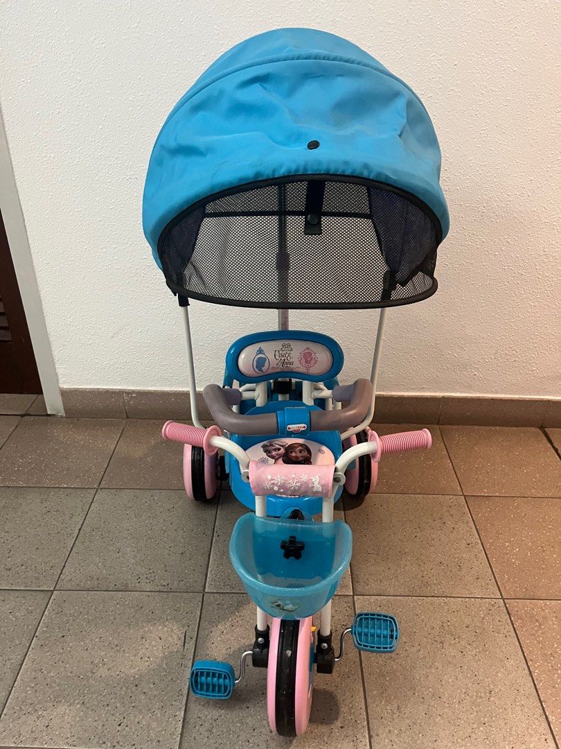 kids tricycle trike Elsa Anna Frozen disney