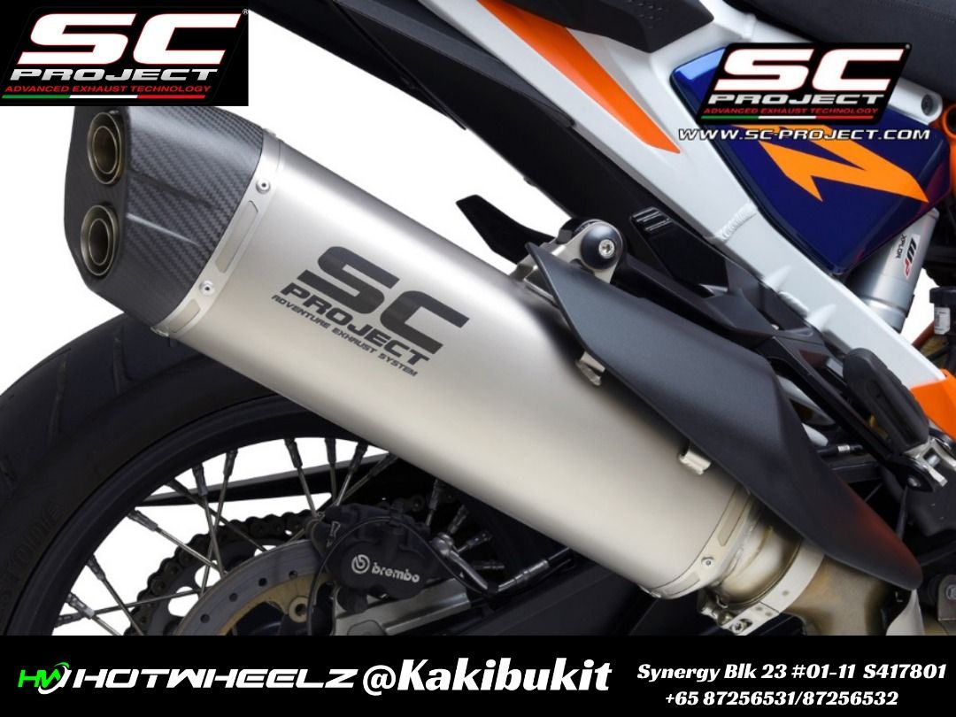 KTM 1290 ADVENTURE S/R TITANIUM MUFFLER 2021-2023 -SC PROJECT ...