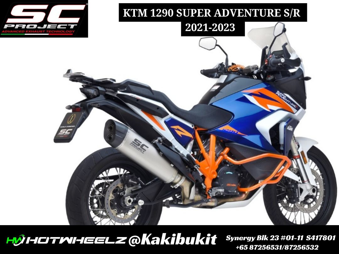 KTM 1290 ADVENTURE S/R TITANIUM MUFFLER 2021-2023 -SC PROJECT ...