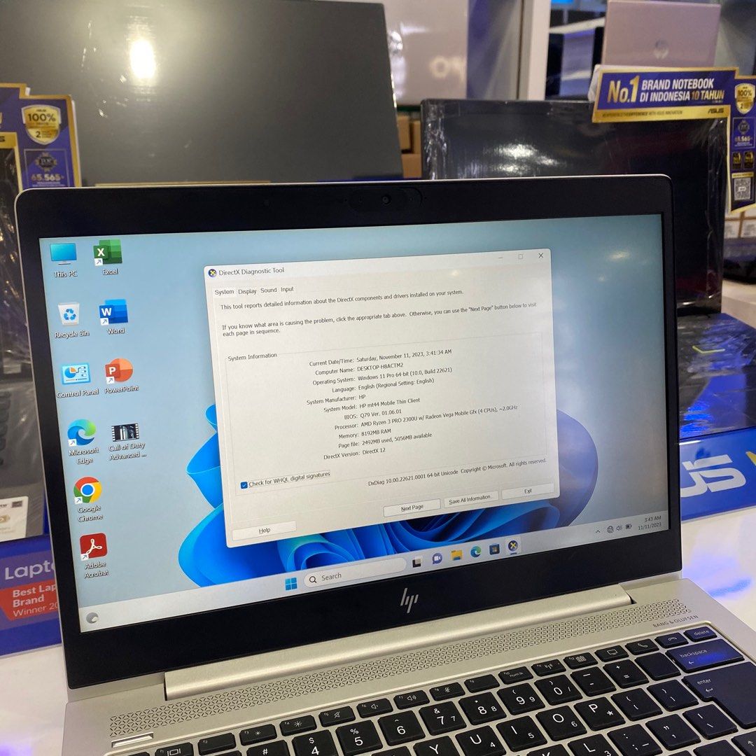 LAPTOP HP RYZEN 3 PRO, Elektronik, Komputer, Laptop di Carousell