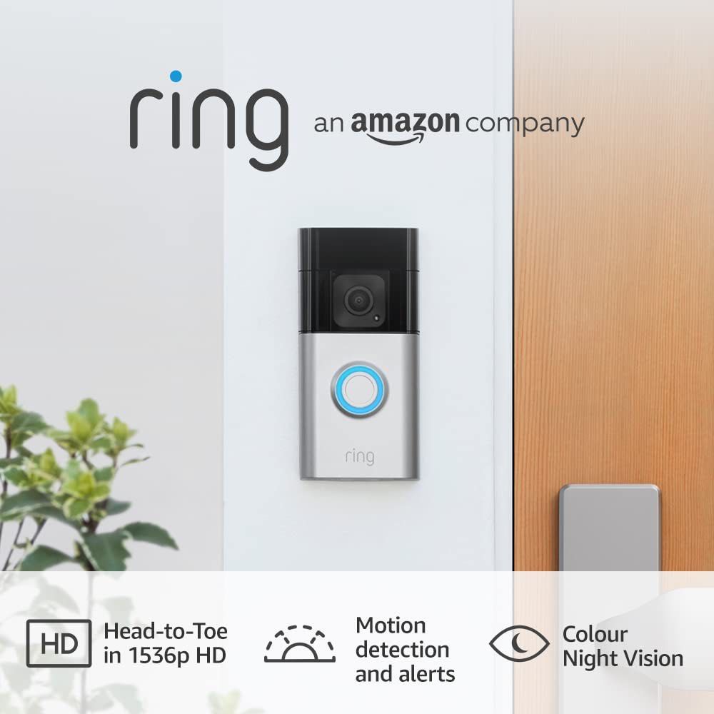 Ring Stick Up Cam Battery från Amazon | HD-säkerhetskamera med  tvåvägskommunikation | 30 dagars kostnadsfri provperiod på Ring Protect Plan  ingår | Vit : Amazon.se: Elektronik