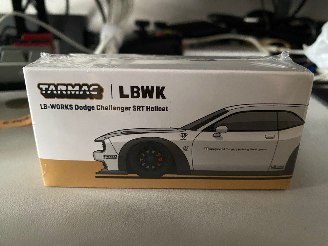 Liberty walk LBWK Dodge Challenger Hellcat Tarmac Works 1/64 Diecast ...
